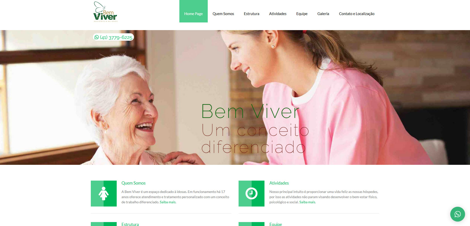 Bem Viver Curitiba GTWA Web Design