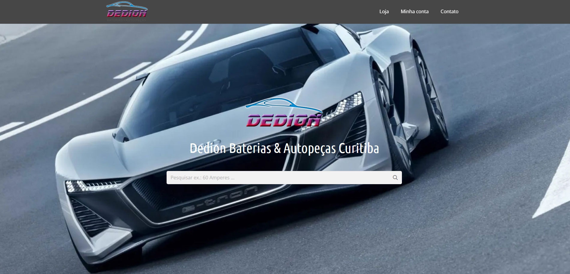 Dedion Baterias Curitiba GTWA Web Design